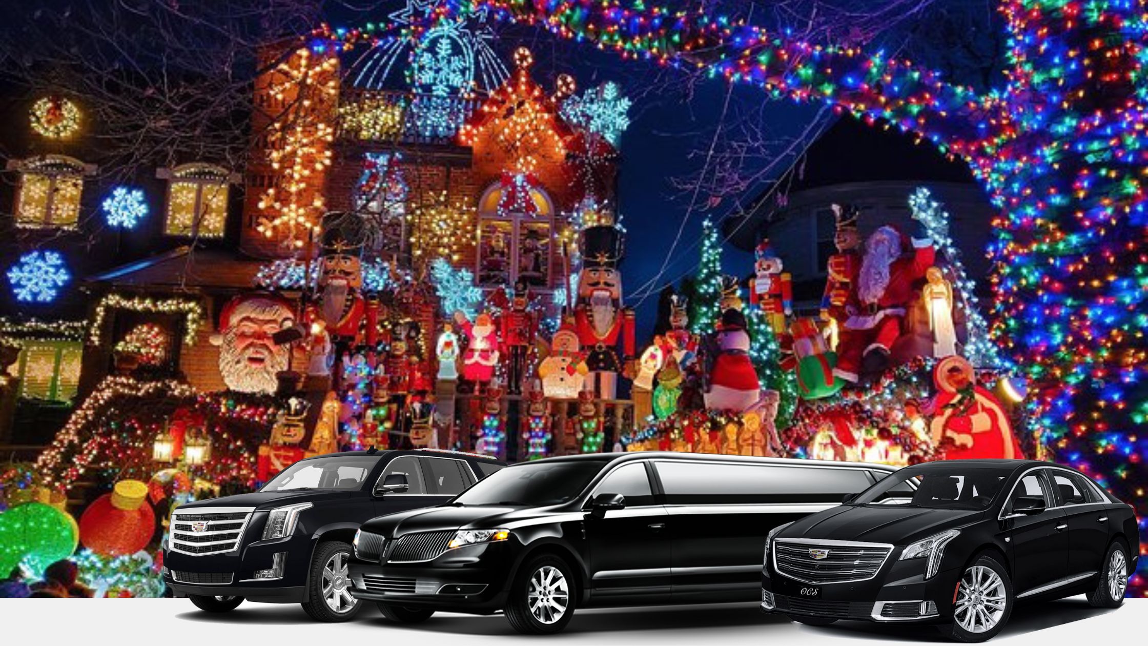 Holiday Light Tour by Limousine 2024 in New York